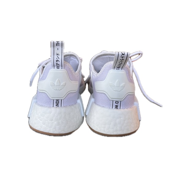 adidas NMD_R1 Primeblue Shoes - M 6.5/W 7.5 - Cloud White / Cloud White / Gum - Picture 9 of 15